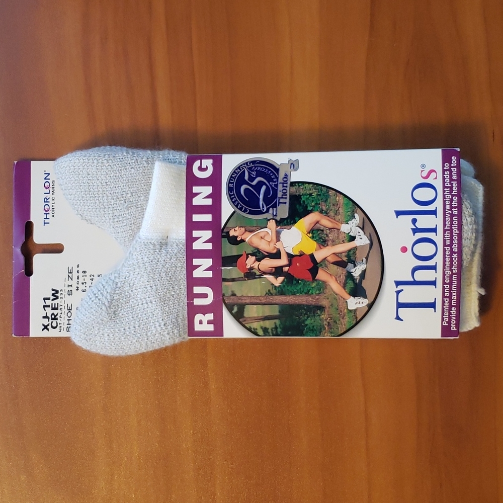 Thorlos XJ-11 Crew Running Socks: Mens 5.5-8.5 Women's 6.5-10